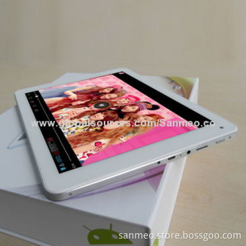 Slim Design Tablet PC, Rockchip 3188 Quad-core 1.8GHz, 2GB RAM, 16GB ROM, 9.7-inch/4:3/2,048x1,536PNew